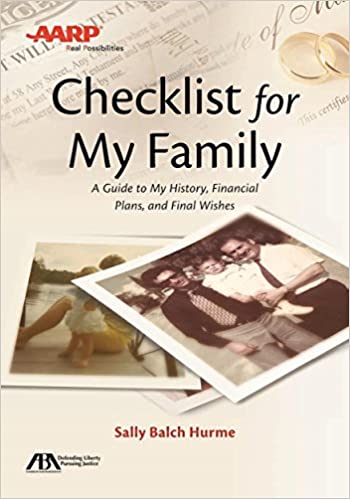 Checklist for My Family