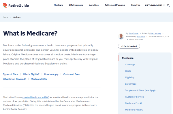 Retire Guide Medicare